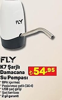 Fly K7 Şarjlı Damacana Su Pompası image