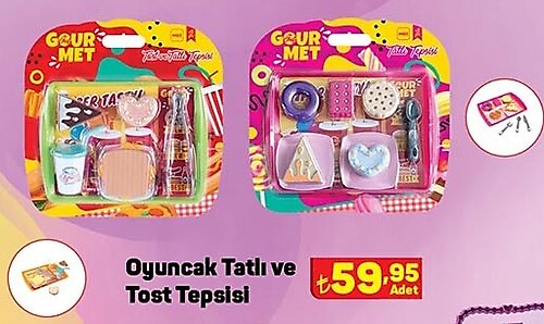 Oyuncak Tatlı ve Tost Tepsisi  image