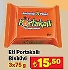 Eti Portakallı Bisküvi 3x75 g image