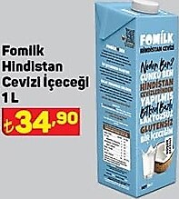 Fomilk Hindistan Cevizi İçeceği 1 L image