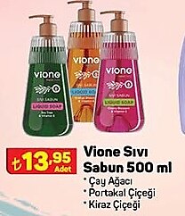 Vione Sıvı Sabun Çeşitleri 500 ml image