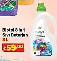 Biotol 3 in 1 Sıvı Deterjan 3 L image