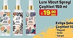 Lure Vücut Spreyi Çeşitleri 150 ml image