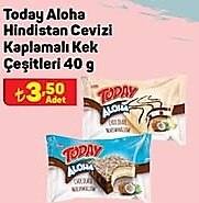 Today Aloha Hindistan Cevizi Kaplamalı Kek Çeşitleri 40 g image