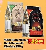 Evliya 1960 Sütlü/Bitter Kaplı Karamelli Çikolata 250 g image