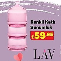 Lav Renkli Katlı Sunumluk  image