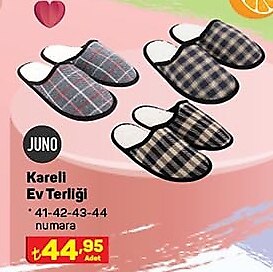 Juno Kareli Ev Terliği  image