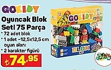 Gokidy Oyuncak Blok Seti 75 Parça image