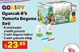 Gokidy Oyuncak 6'lı Yumurta Boyama Seti image