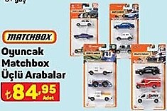 Matchbox Oyuncak Üçlü Arabalar image