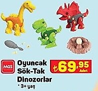 MGS Oyuncak Sök-Tak Dinozorlar image