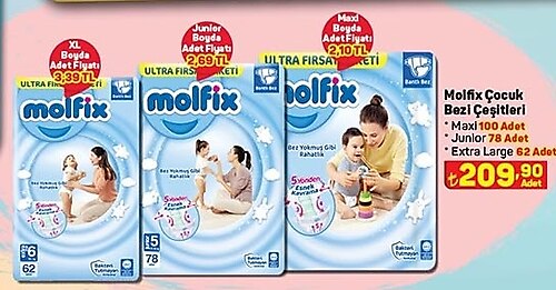 Molfix Çocuk Bezi Çeşitleri image