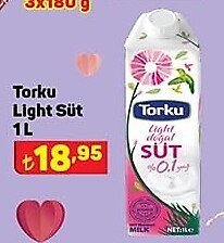 Torku Light Süt 1 l image