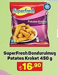 Superfresh Dondurulmuş Patates Kroket 450 g image