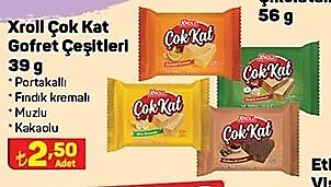 Xroll Çok Kat Gofret Çeşitleri 39 g image