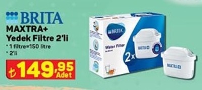 Brita Maxtra+ Yedek Filtre 2'li  image