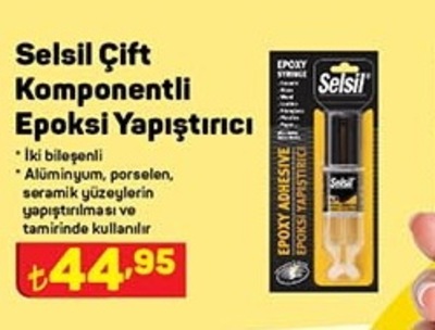 Selsil Çift Komponentli Epoksi Yapıştırıcı  image