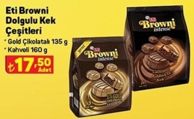 Eti Browni Dolgulu Kek Çeşitleri 135 g / 160 g image