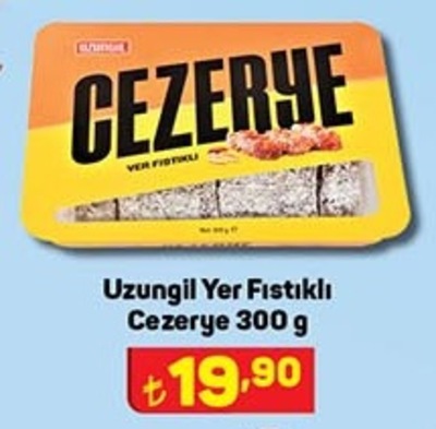 Uzungil Yer Fıstıklı Cezerye 300 g image