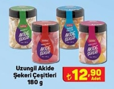 Uzungil Akide Şekeri Çeşitleri 180 g image