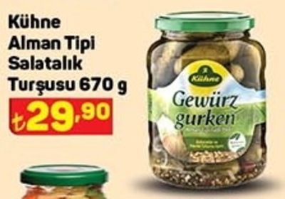 Kühne Alman Tipi Salatalık Turşusu 670 g image