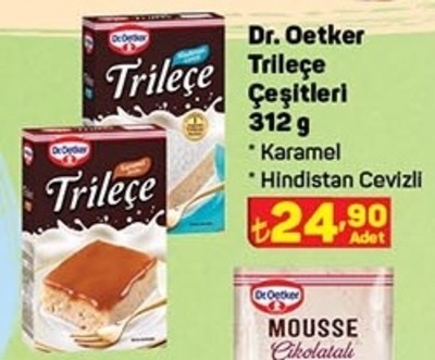 Dr. Oetker Trileçe Çeşitleri 312 g image