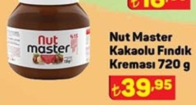 Nut Master Kakaolu Fındık Kreması 720 g image