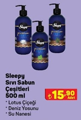 Sleepy Sıvı Sabun Çeşitleri 500 ml image