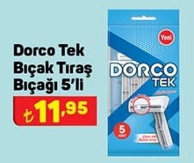 Dorco Tek Bıçak Tıraş Bıçağı 5'li image