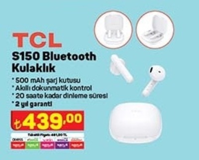 TCL S150 Bluetooth Kulaklık image