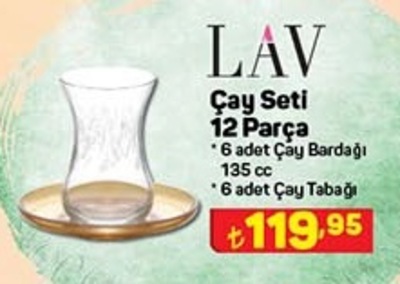 Lav Çay Seti 12 Parça image