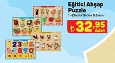 Eğitici Ahşap Puzzle image