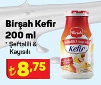 Birşah Kefir Şeftali&Kayısı 200 ml  image