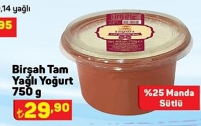 Birşah Tam Yağlı Yoğurt 750 g image