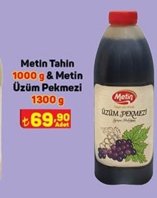 Metin Üzüm Pekmezi 1300 g  image