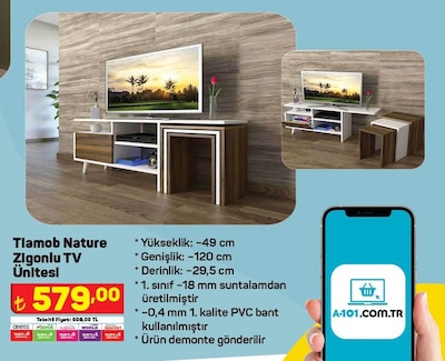 Tiamob Nature Zigonlu Tv Ünitesi image