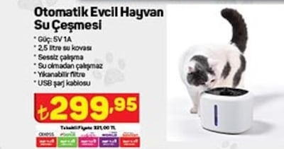 Kiwipets Otomatik Evcil Hayvan Su Çeşmesi  image