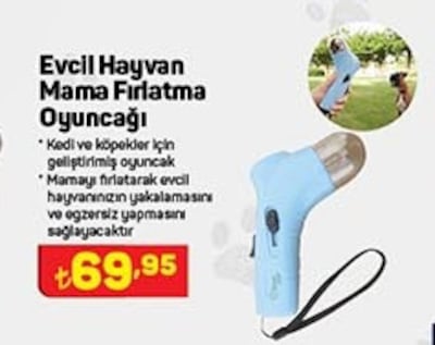 Kiwipets Evcil Hayvan Mama Fırlatma Oyuncağı  image