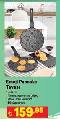 Emoji Pancake Tavası 26 cm image