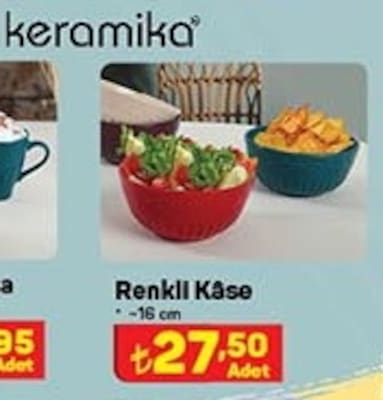 Keramika Renkli Kase 16 cm image