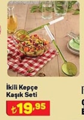 İki Kepçe Kaşık Seti image