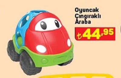 Çıngıraklı Oyuncak Araba  image