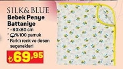 Silk&Blue Bebek Penye Battaniye image