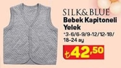 Silk&Blue Bebek Kapitoneli Yelek image