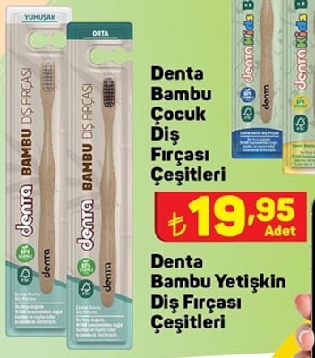 Denta Bambu Yetişkin Diş Fırçası Çeşitleri image