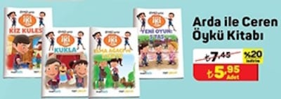 Arda İle Ceren Öykü Kitabı image