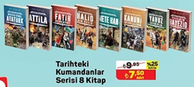 Tarihteki Kumandanlar Serisi 8 Kitap / Adet image