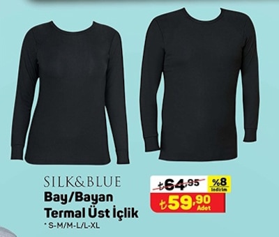 Silk&Blue Bay/Bayan Termal Üst İçlik image