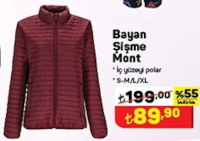 Bayan Şişme Mont image