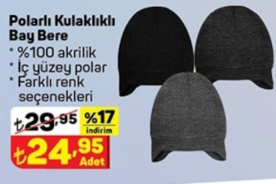 Polarlı Kulaklıklı Bay Bere image